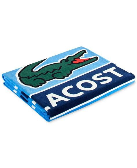 Lacoste Cotton Beach Towel, 36" x 72"