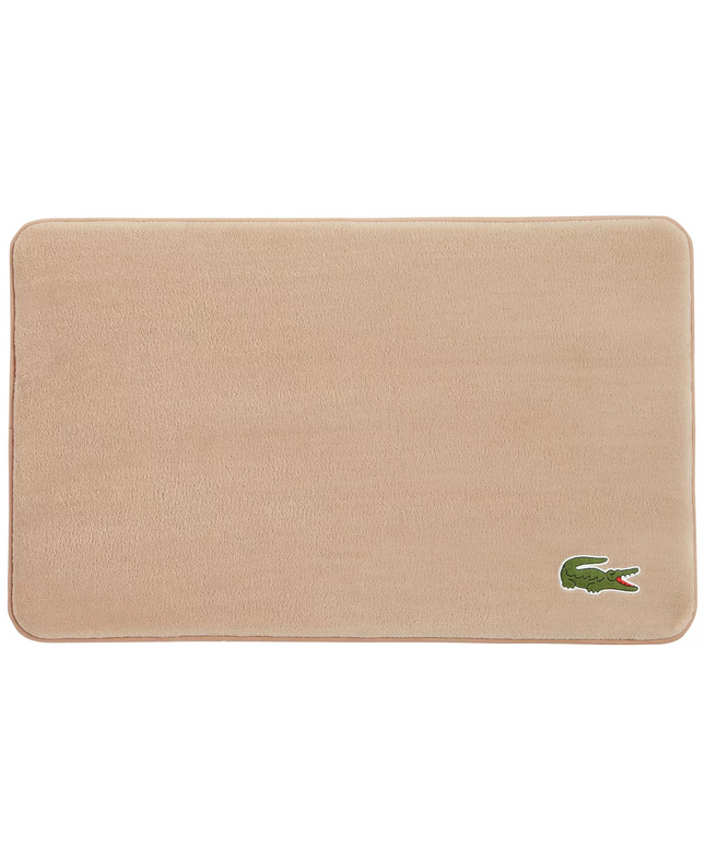Lacoste Crocodile Memory Foam Bath Rug, 19" x 30"