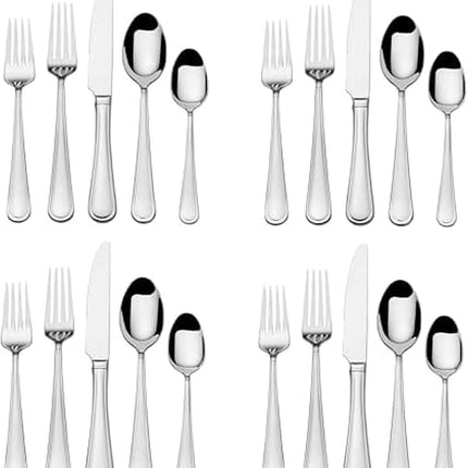 Mikasa Virtuoso 20 Piece Stainless Steel Flatware Set