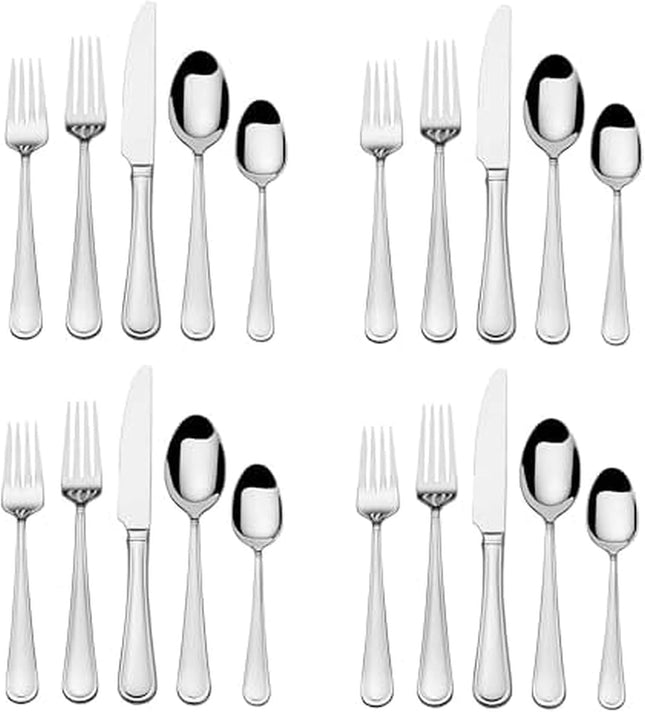 Mikasa Virtuoso 20 Piece Stainless Steel Flatware Set