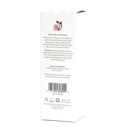 Garden Botanika Heart Eau De Parfum, 3.2 Fluid Ounce