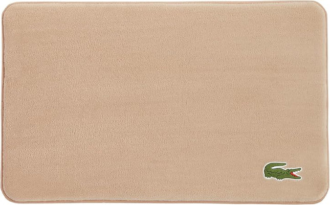 Lacoste Crocodile Memory Foam Bath Rug, 19" x 30"