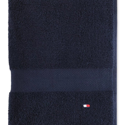 Tommy Hilfiger Modern American Solid Cotton Bath Towel, 30" x 54"