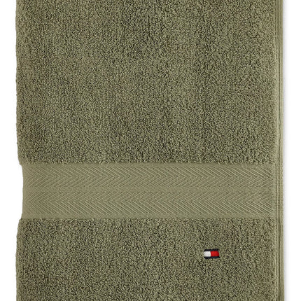 Tommy Hilfiger Modern American Solid Cotton Bath Towel, 30" x 54"
