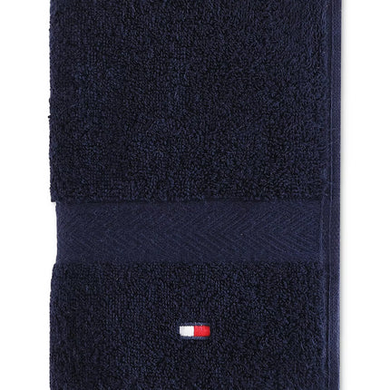 Tommy Hilfiger Modern American Solid Cotton Hand Towel, 16" x 26"