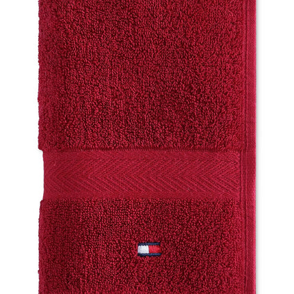 Tommy Hilfiger Modern American Solid Cotton Hand Towel, 16" x 26"