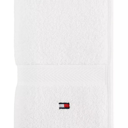 Tommy Hilfiger Modern American Solid Cotton Hand Towel, 16" x 26"