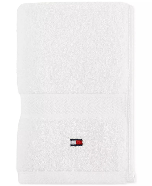 Tommy Hilfiger Modern American Solid Cotton Hand Towel, 16" x 26"
