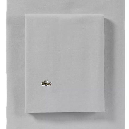 Lacoste Solid Cotton Percale Sheet Set, King