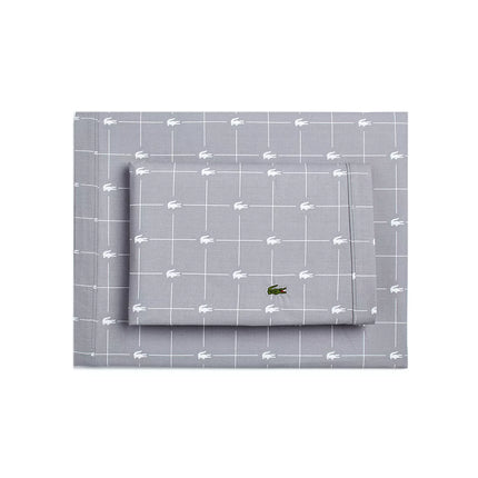 Lacoste Cotton Percale Slice Sheet 4-Pc. Set, Queen