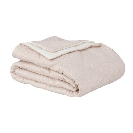 Herringbone Microfiber Down Alternative Blanket Queen