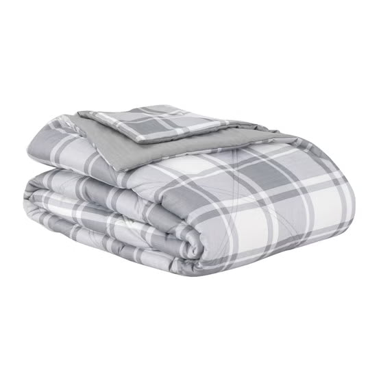 Herringbone Microfiber Down Alternative Blanket