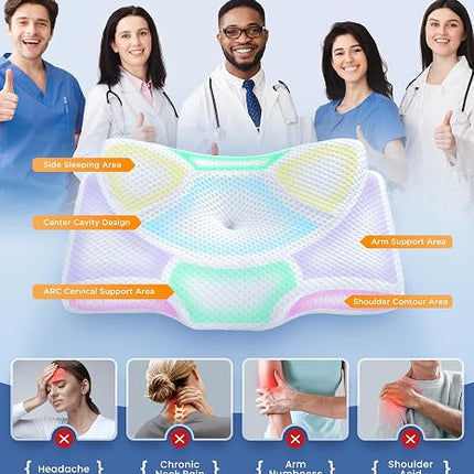 Osteo Cervical Memory Foam Pillow Queen