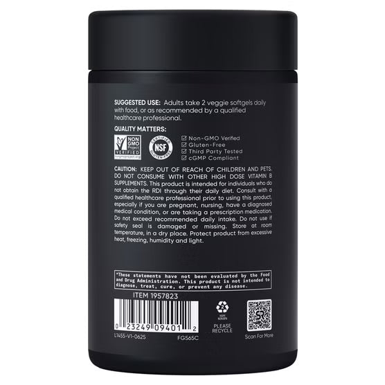 Sports Research Vitamin B Complex, 180 Veggie Soft Gels