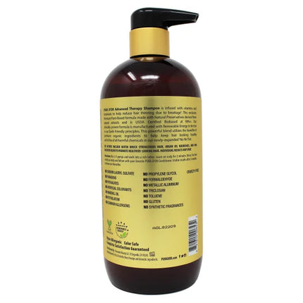 Pura d'or Advanced Therapy Anti-Hair Thinning Shampoo & Conditioner Set, 24 fl oz each